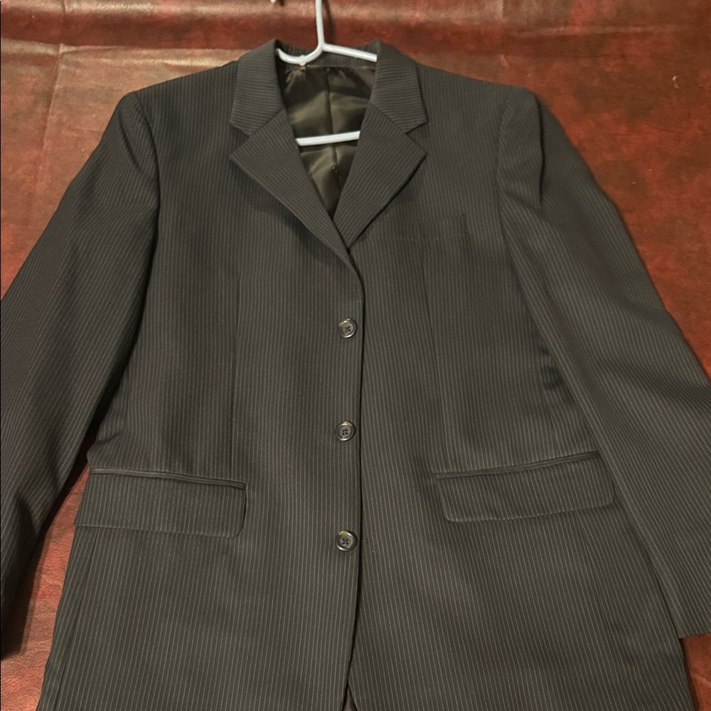 Merona Charcoal Pinstripe Men's Blazer